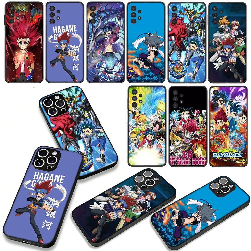 Anime Cartoon B-Beyblades Burst Case for Motorola Moto G54 G05 G24 G55 G75 G85 G15 G57 G86 Power Edge 50 30 Ultra Fusion neo Pro