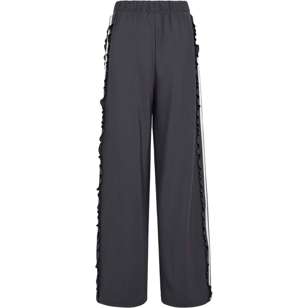 Adidas Originals Track Suit Striped Drawstring Mid Waist Knitted Sports Pants Women bottoms KU9385