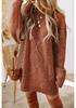 Women's Loose Woolen Dress - European & American Style Bestseller, New Arrival