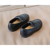 Korean Version of Casual Children's Bean Shoes Soft Soles Set Foot Baby Shoes Autumn New Boy Leather Shoes A Slip-on