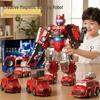 Magnetic Deformation Toy Car & Robot Assembly