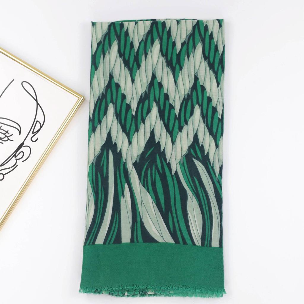 2024 Spring And Autumn Winter New Cotton And Hemp Long Thin Scarf Travel Versatile Sunscreen Warm Shawl For Women