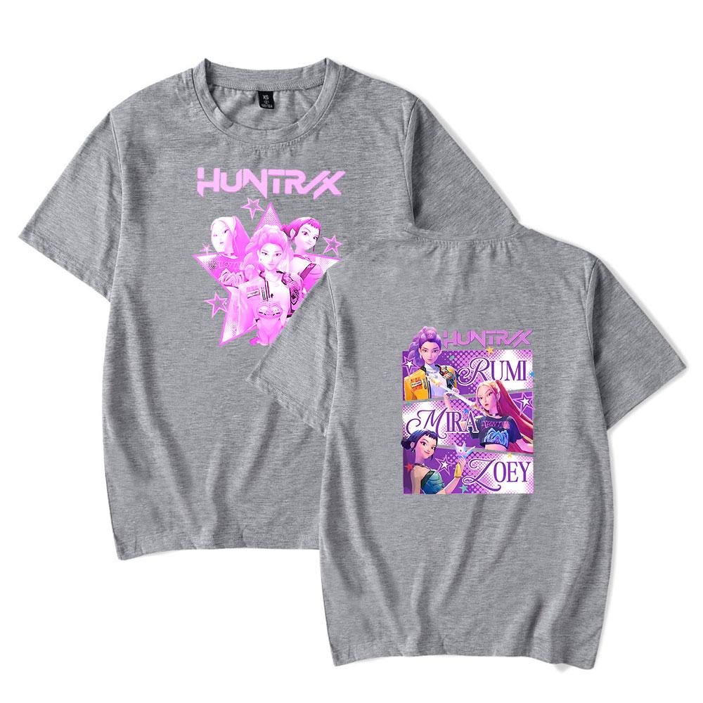 T Shirt Fashion Hip Hop Harajuku Short Sleeve T-shirts Demon Hunters Movie T-shirts Women High Quality Summer Short Sleeved Harajuku