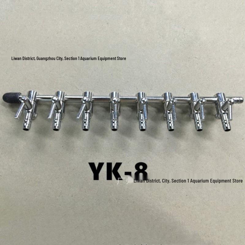 Stainless Steel Aquarium Oxygen Flow Control Valve Splitter
