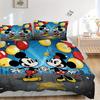3pcs set Mickey Mouse, Minnie Mouse, balloons Bedding Set with Duvet Cover+Pillowcases, All-Season Polyester, Zipper Closure53