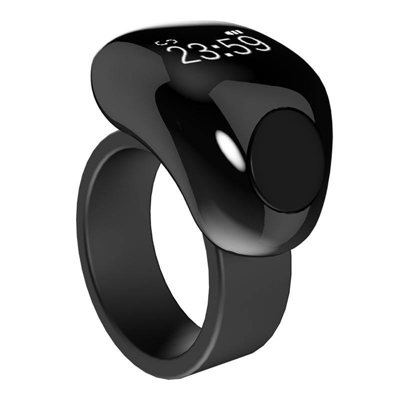 Smart Praise Zikr Ring For Muslims Tasbih Oled Digital Counter Tasbeeh Prayer Time Vibration Reminder Waterproof