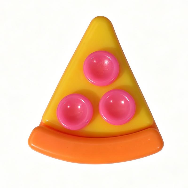 Needoh Peace Cake Pizza Slice Decompress Fidget Toy Squeeze Soft Squishy For Adhd Anti-Stress Anxiety Relief Sensory Toy Gift