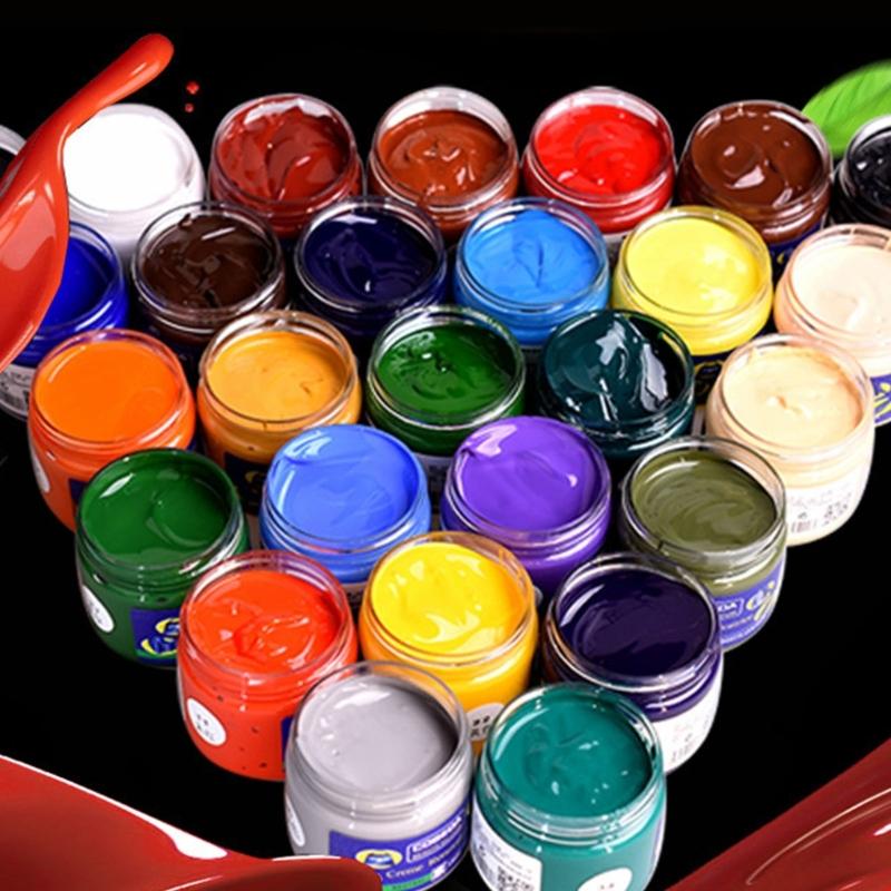 60ml Complementary Color Paste Leather Crafts Car Repairing Accessory Household for Furniture Car Leather Supplies