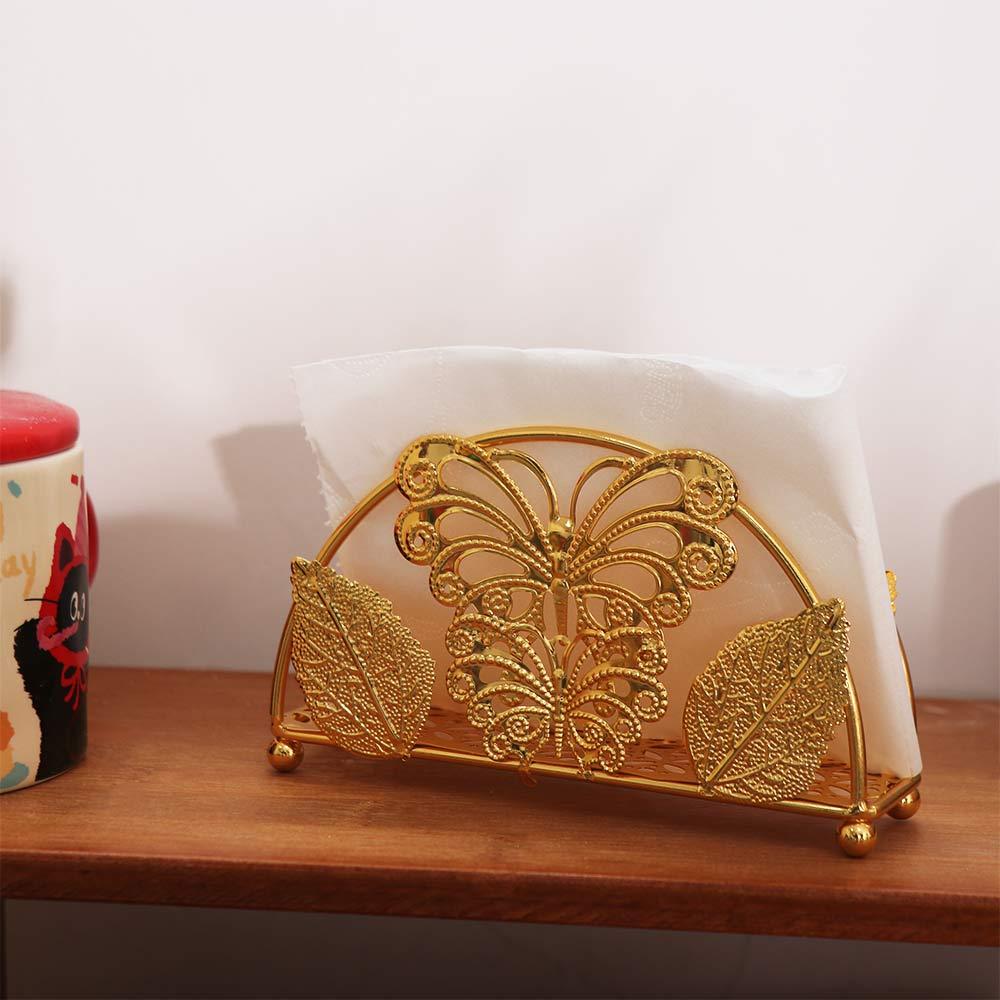 Decorative Vertical Napkin Dispenser Stylish Desktop Paper Organizer  Dining Table