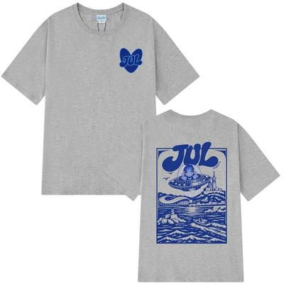 Rapper Jul T-shirt Grafica Uomo Donna Abbigliamento Moda T-shirt Casual Cotone Manica Corta T-shirt Oversize