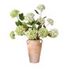 30.3 Inch Artificial Hydrangea Snowball Faux Flowers for Home Living Room Wedding Arch Floral Arrangement Photography Prop