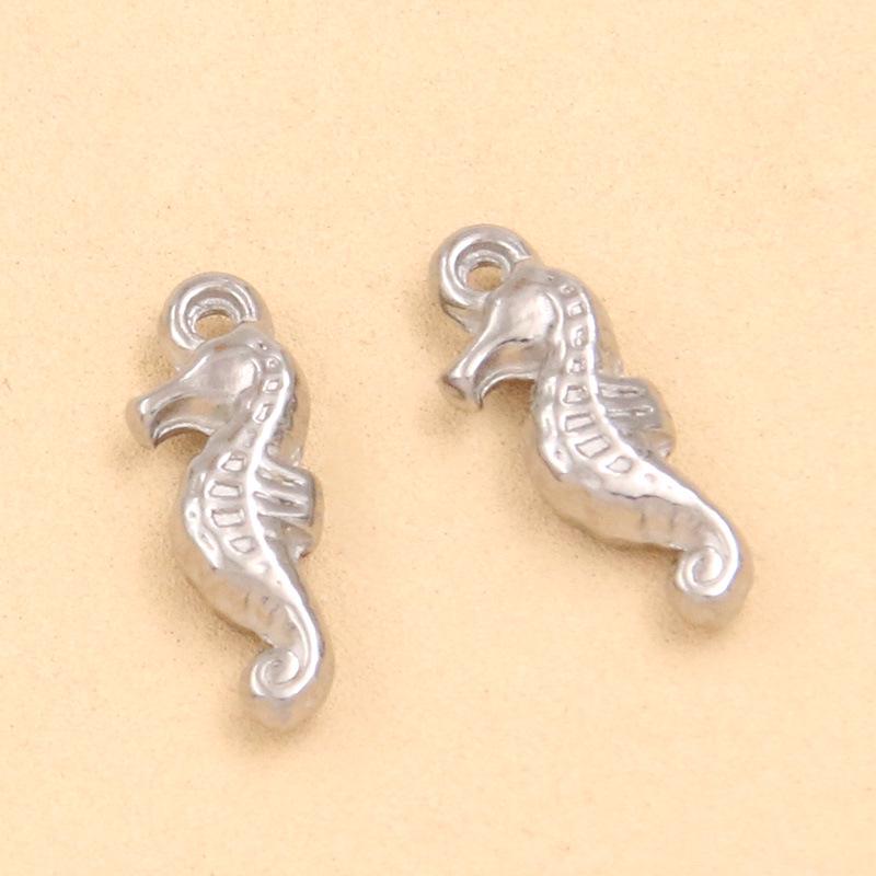 DIY Stainless Steel Turtle & Seashell Pendants Handmade Necklace Jewelry 1 piece