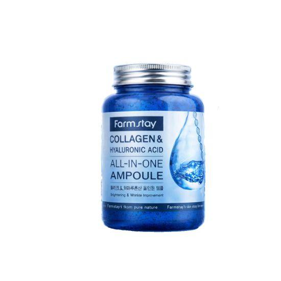 Farmstay Collagen & Hyaluronic Acid All-In-One Ampoule Deep Hydrating & Firming Serum 250ml