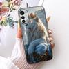 Silicone Case For Motorola Moto E32 E32s Cover Fashion Cartoon Dragon Painted Fundas Soft TPU Bumper For MotoE32 MotoE32s Casing