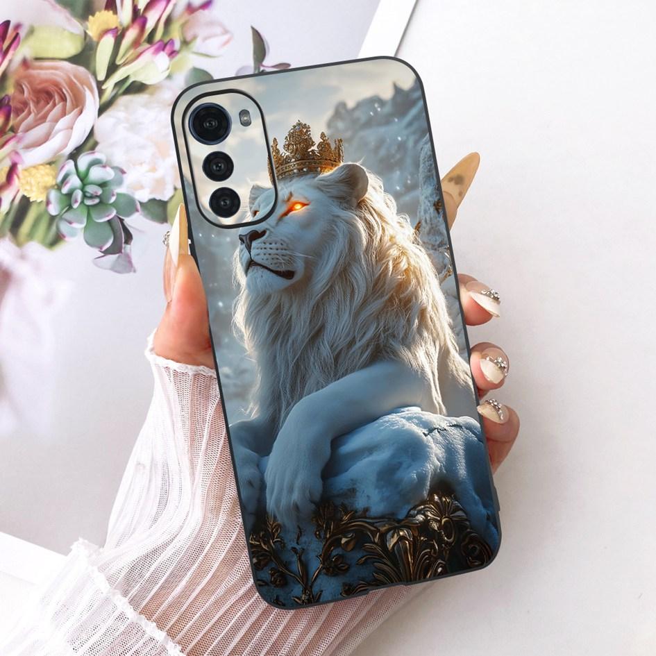 Silicone Case For Motorola Moto E32 E32s Cover Fashion Cartoon Dragon Painted Fundas Soft TPU Bumper For MotoE32 MotoE32s Casing