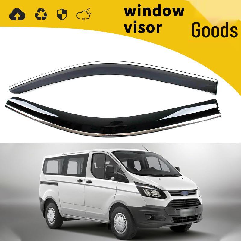 Fits 13-22 Ford Mondeo/Territory/Transit Car Window Rain Visor and Eyebrow Deflector.