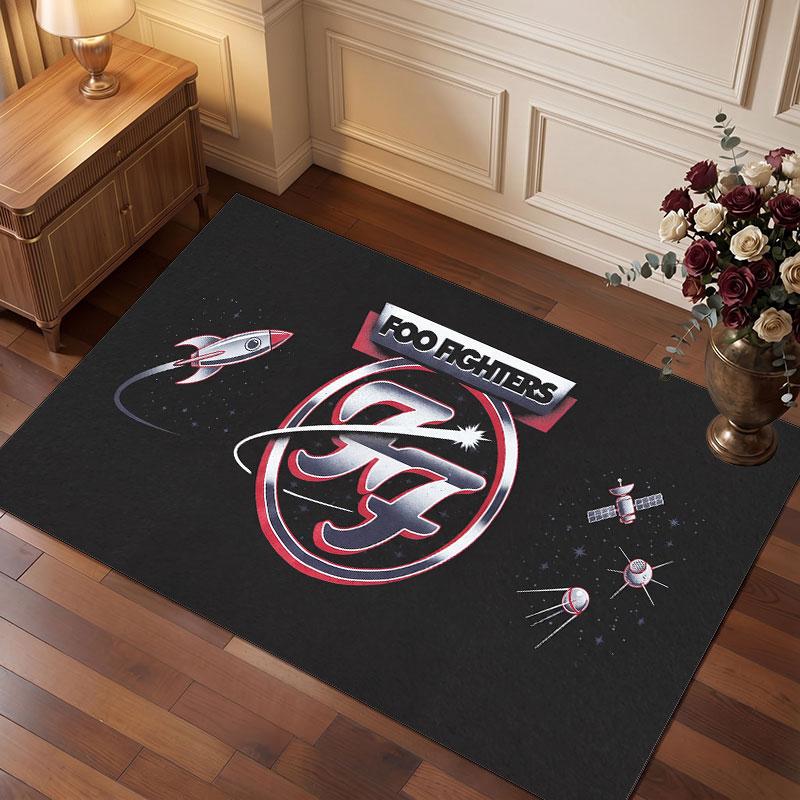 Foo Fighters Rug Soft Thick Non Slip Floor Carpet for Bedroom Living Room Home Decor