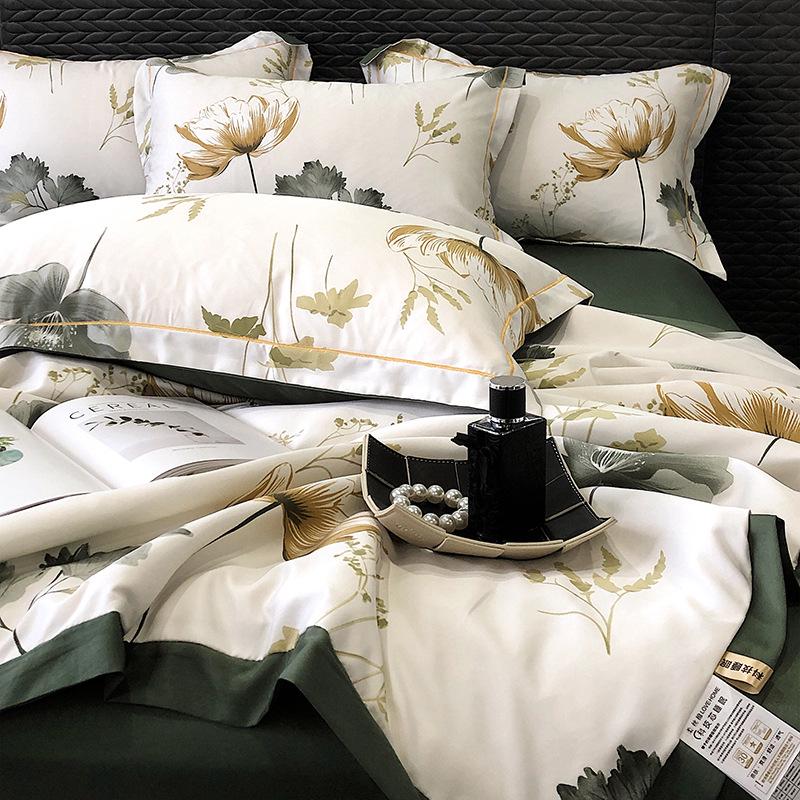 Tencel Summer Quilt Set: 25 Designs - Lightweight Silk, Washable, Perfect for Student Dorm Beds