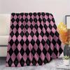 Pink Element Print Flannel Blanket,High Quality Comfortable for All Seasons,Home Decor,Warmth and Comfort,Perfect for Christmas Gifts
