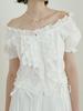 LUCIR ZU Clara Frill Blouse (Ivory)