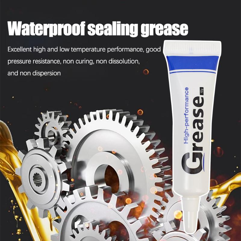 1/4Pcs Car Sealant Tyre Valve GreaseSilicone Lubricant Grease Waterproof Food Grade Lubricating Oil for O Rings Gear Tube Mount