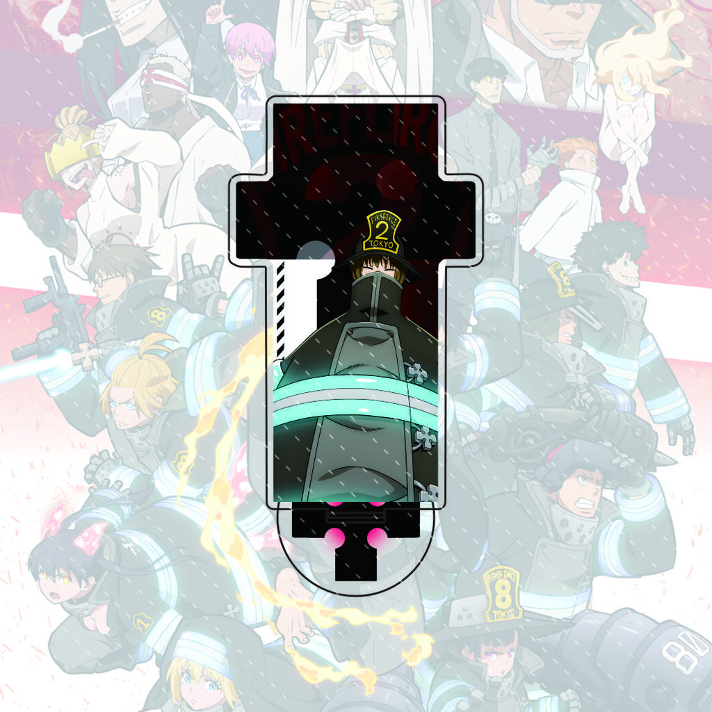 Anime Fire Force Enn No Shouboutai New 15cm Acrylic Stand Figure Standing Model Desktop Decoration Gift