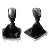 New Product Shift Knob With Dust Cover Manual 6 Speed For Renault/Laguna MK3 2007-2014 PU6 Speed Manual Gear Shift Knob Leather