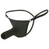 Ice Silk T-Back G-String Men Sexy Open Penis Sheath Underwear Ultra Thin See Through Panties Soft Thongs Sheer Erotic Lingerie