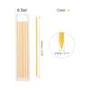 uxcell 36pcs Carpenter Pencils Refills, Mechanical Pencil Lead, 2.8mm, for Construction, Woodworking, Deep Hole Marking, Yellow, Resin, 120mm Long,