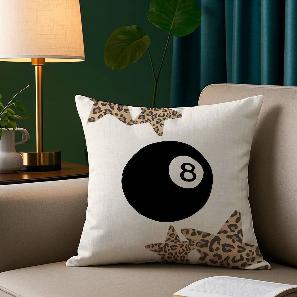 

Leopard print black eight Pillow Case Short Plush Print Cushion Cover Square Throw Pillow Covers Sofa Home Decor 12x12Inch