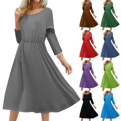 Vestido holgado de moda para mujer