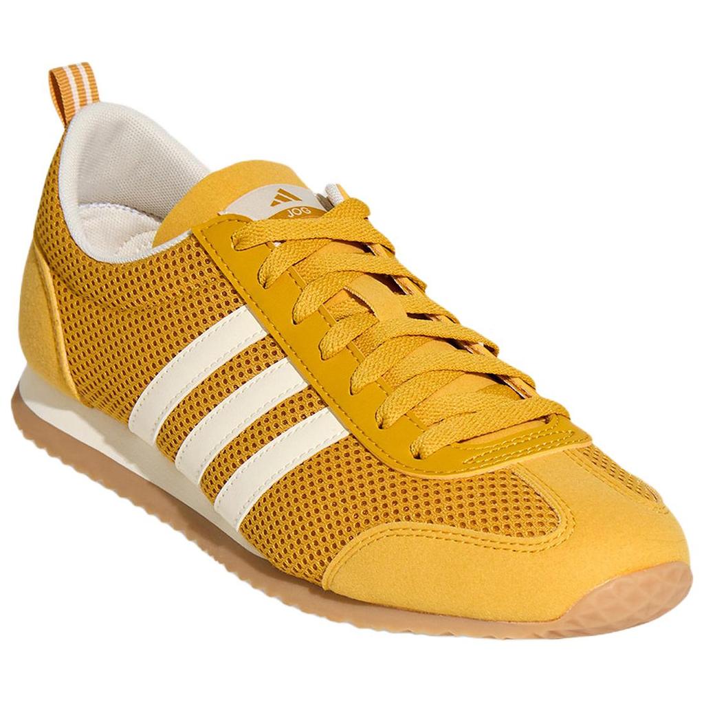 adidas Neo VS JOG 2.0 Textil, Synthetikleder Niedrig geschnitten Freizeit-Schuhe Unisex Gelb KH7652