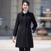 Taluoman Women's Padded Mid-Length Wool Blend Coat