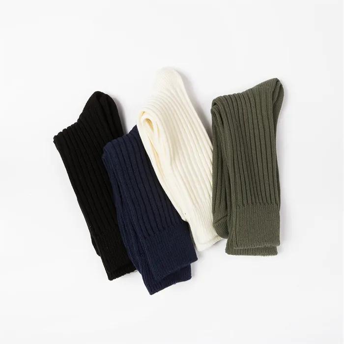 [Free Laundry Bag] Unisex Loose Fit Knit Rib Socks rssw087