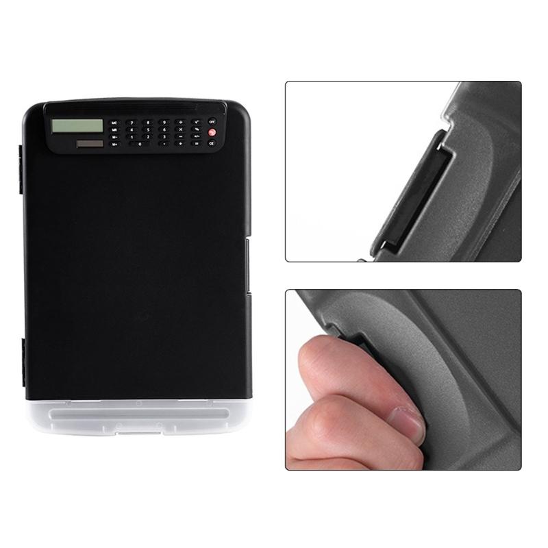 Klemmbrett mit Aktenhülle und Rechner Tragbarer Dokumentenorganisator Wasserabweisende Aktenaufbewahrungshülle für Büro Schule