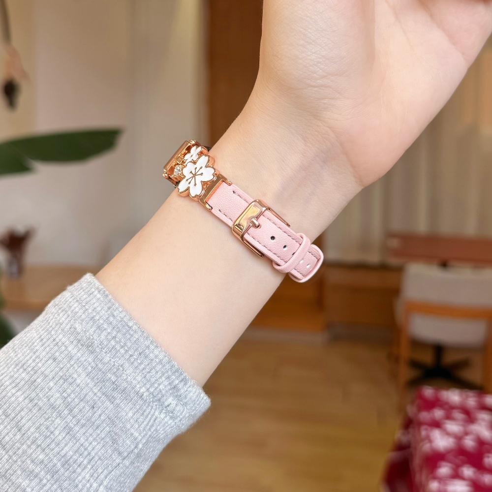 Δερμάτινο Λουράκι με Διαμάντια για Xiaomi Mi Band 10 9 8 Βραχιόλι για Xiaomi Mi Band 8 9 Pro/Redmi Watch 4 5 6 NFC Αθλητικό Λουράκι