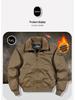 Men's Outdoor Winter Warm Pilot Jacket Coat with Velvet Lining