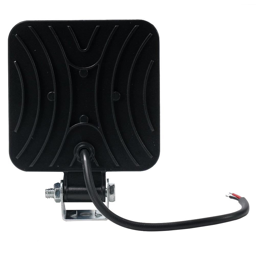 Heavy Duty 12V Work Light Pod with Unbreakable Lens and Adjustable Bracket