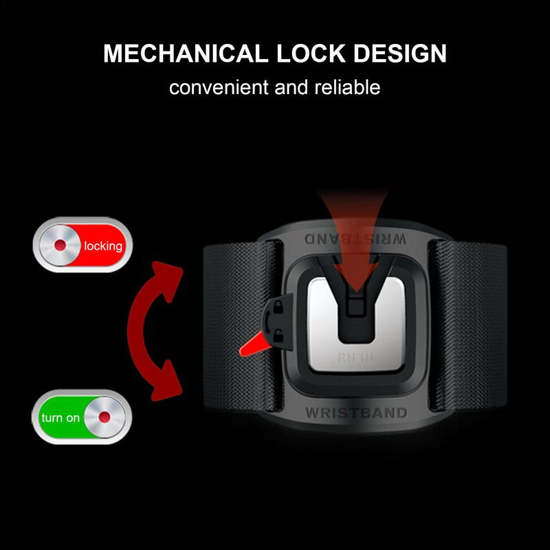 5/1PCS Wristband Phone Holder 360 Rotatable Universal Sports Wristband for Smartphones Running Armband for Hiking Biking Runing 6