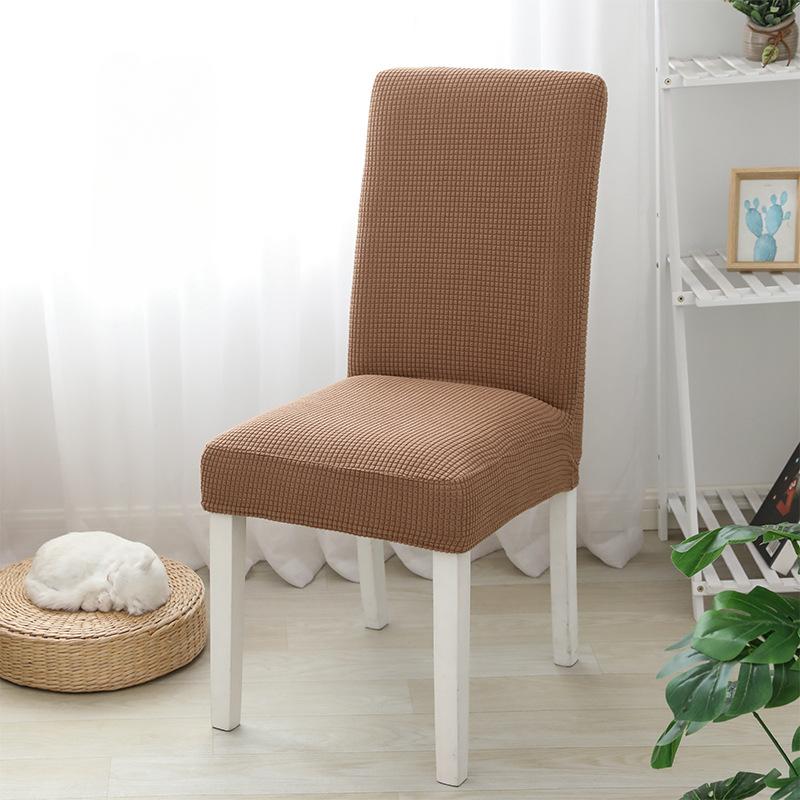 Thickened One-piece Elastic Chair Cover Corn Kernel Pineapple Grid Dining Chair Cover Stool Cover Chair Cover
