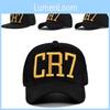 Cr7 Embroidered Baseball Cap With 3d Embroidery Adjustable Size Casual Style For Men And Women