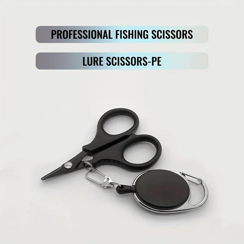 Stainless Steel Fishing Scissor Plier Cut PE Braid Line Cutter Plies Carp Fishing Accessories Tools
