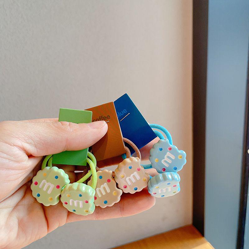Children's Cute Candy Biscuit Elastic Hair Ties - Baby Hair Accessories