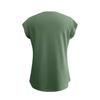 Damenmode Rundhals Kurzarm T-Shirt Farbe Locker Passform Tanktop