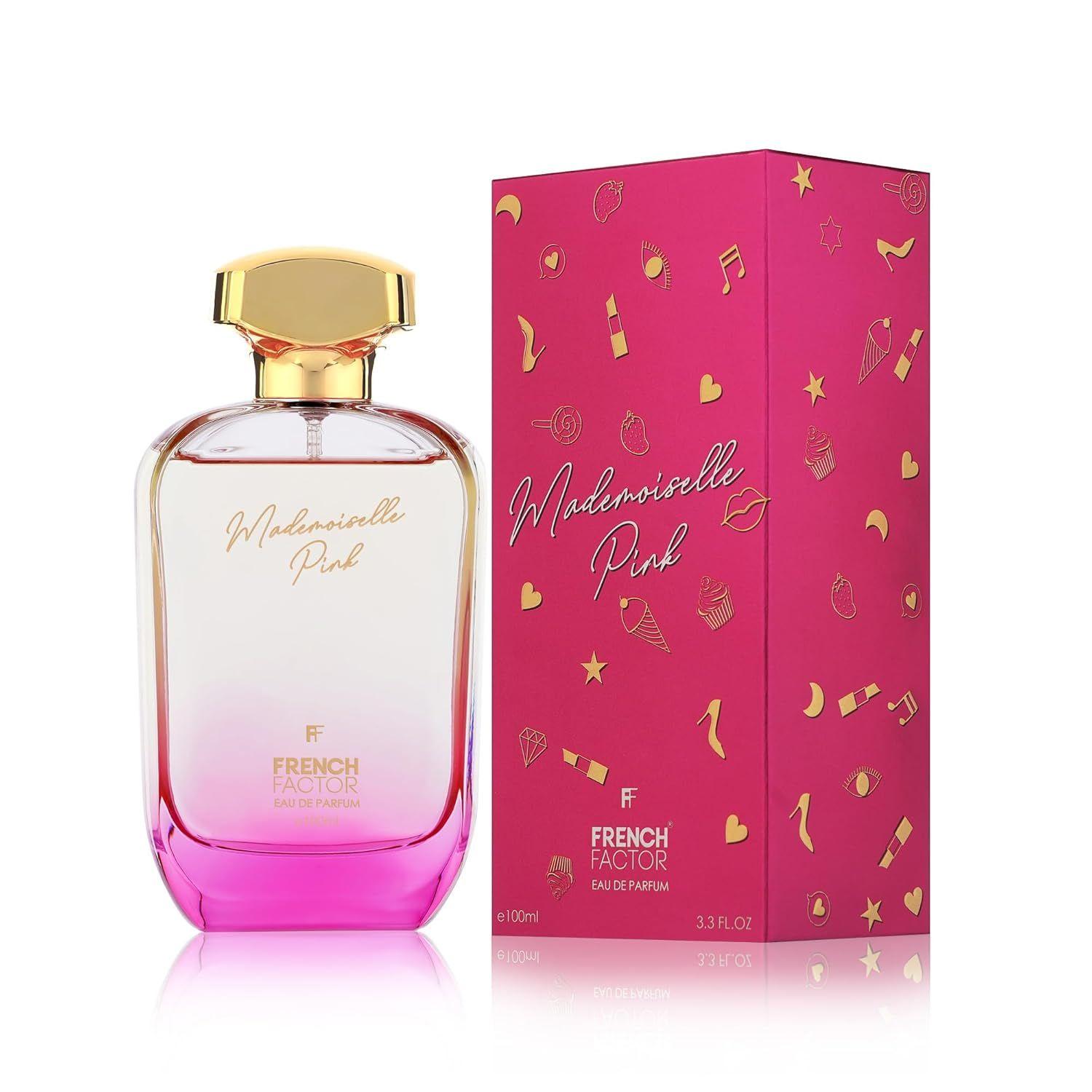 Духи The French Factor Mademoiselle Pink | ПАРФЮМЕРНАЯ ВОДА | Стойкий парфюм для женщин | Цветочный шипровый аромат | Подарок 100ML