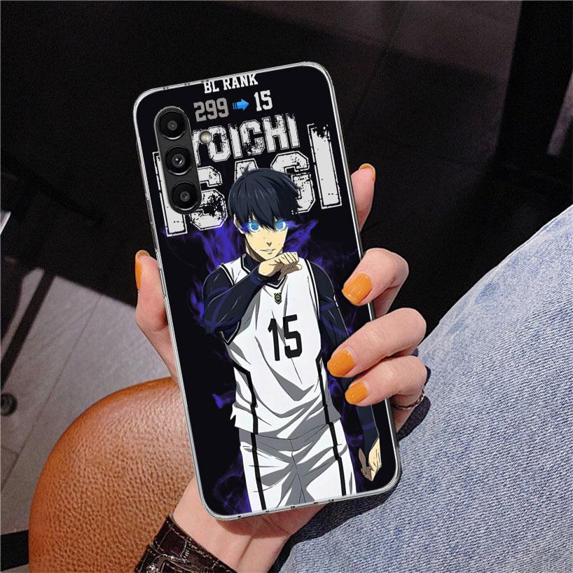 Blue Lock Isagi Yoichi Pouzdro na telefon Pro Samsung Galaxy A17 A16 A15 A14 A13 A57 A56 A55 A54 A53 A37 A36 A35 A34 A33 A26 A25 A24 A23