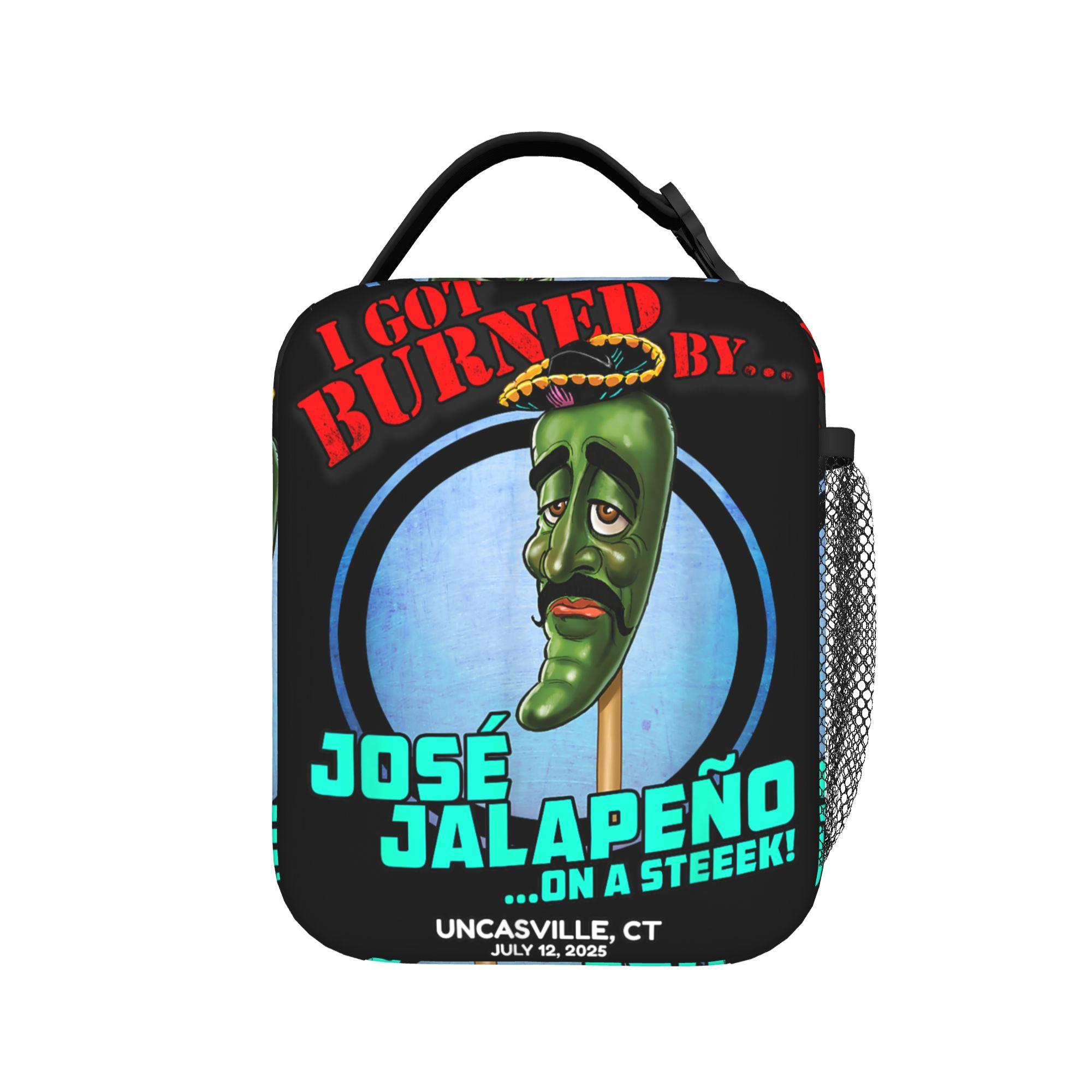 Jose Jalapeno On A Stick Uncasville Lunch Bag Office Lunch Box For Child Designer Thermal Lunch Bags Oxford Portable Cooler Bag One Size