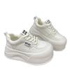 Thick sole heightening spring and autumn muffin board shoes casual sports bread shoes velvet