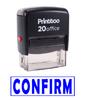 Printtoo Self Inking Rubber Stamp Office Stationary CONFIRM Custom