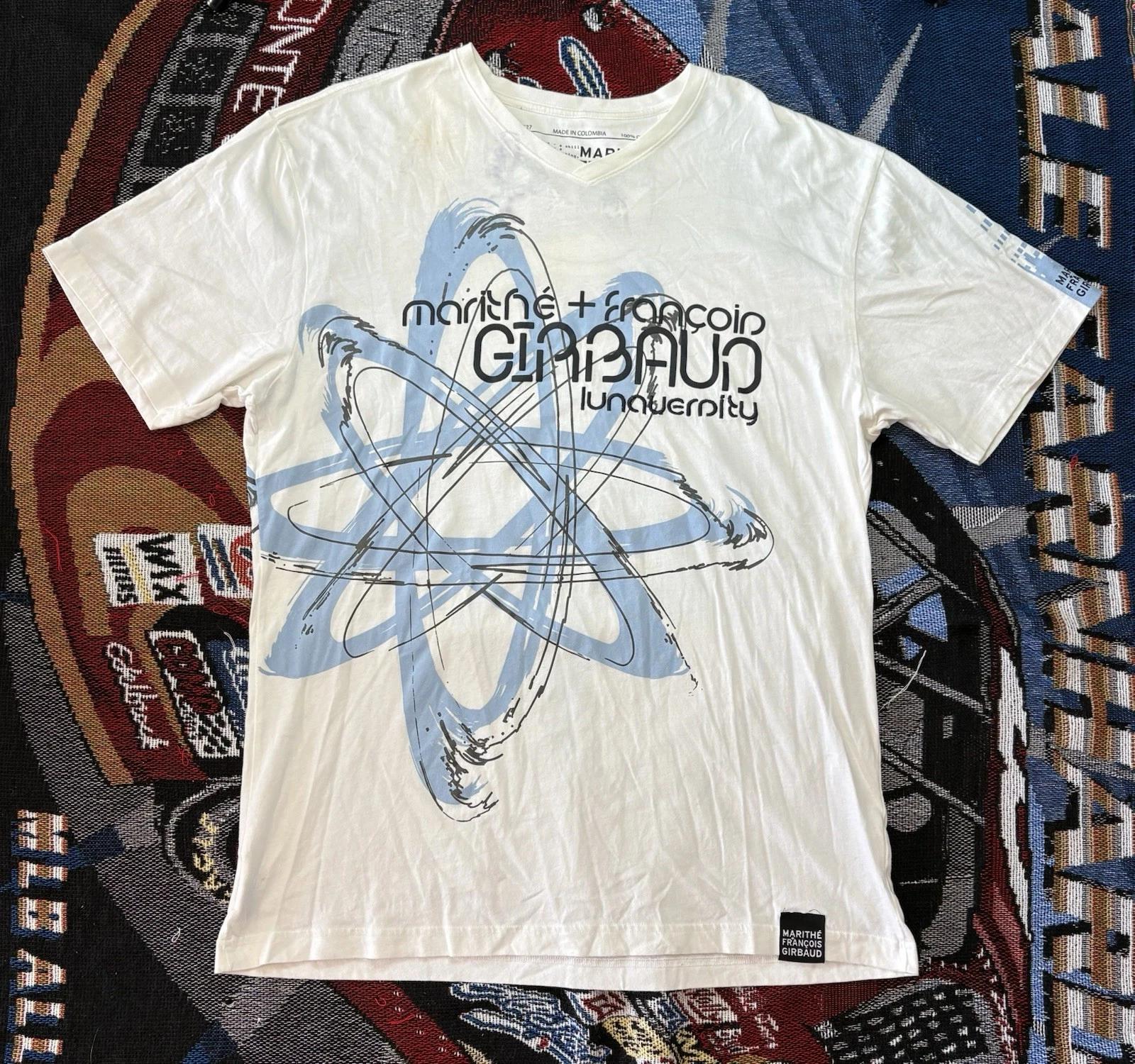Vintage Marithe Francois Girbaud Shirt Y2K Atom Lunaversity Mens XL AOP S